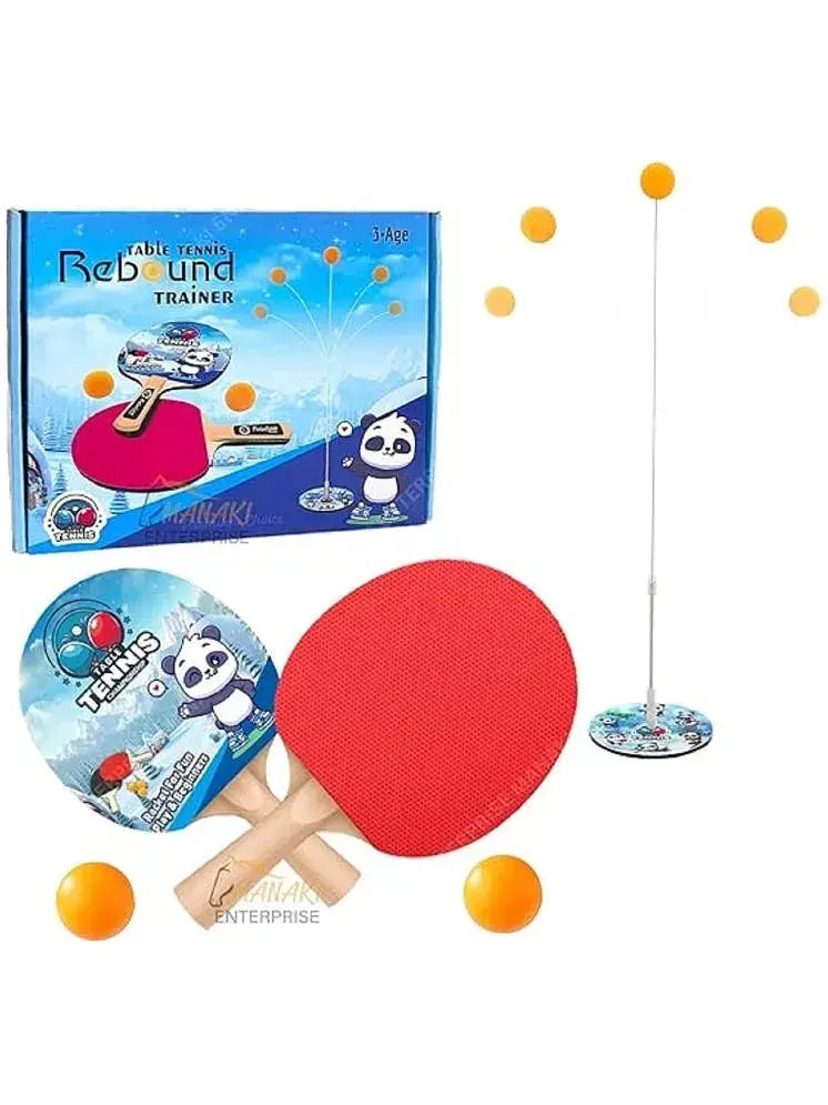 Table Tennis Trainer Toys for Kids & Adults Rebound Rackets and Balls Table Tennis Kit For Indoor and Outdoor