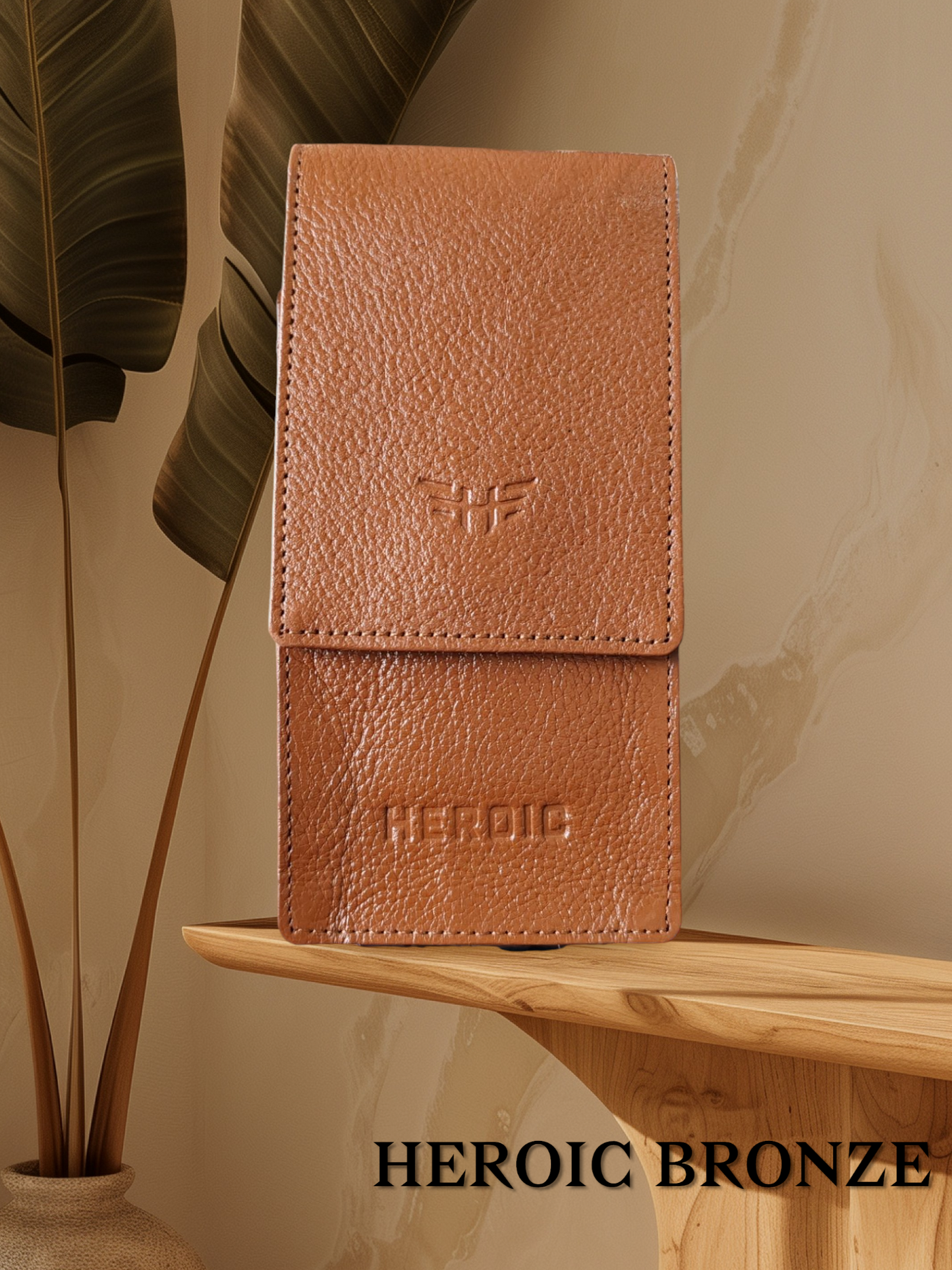 DUAL PHONE LEATHER COVER