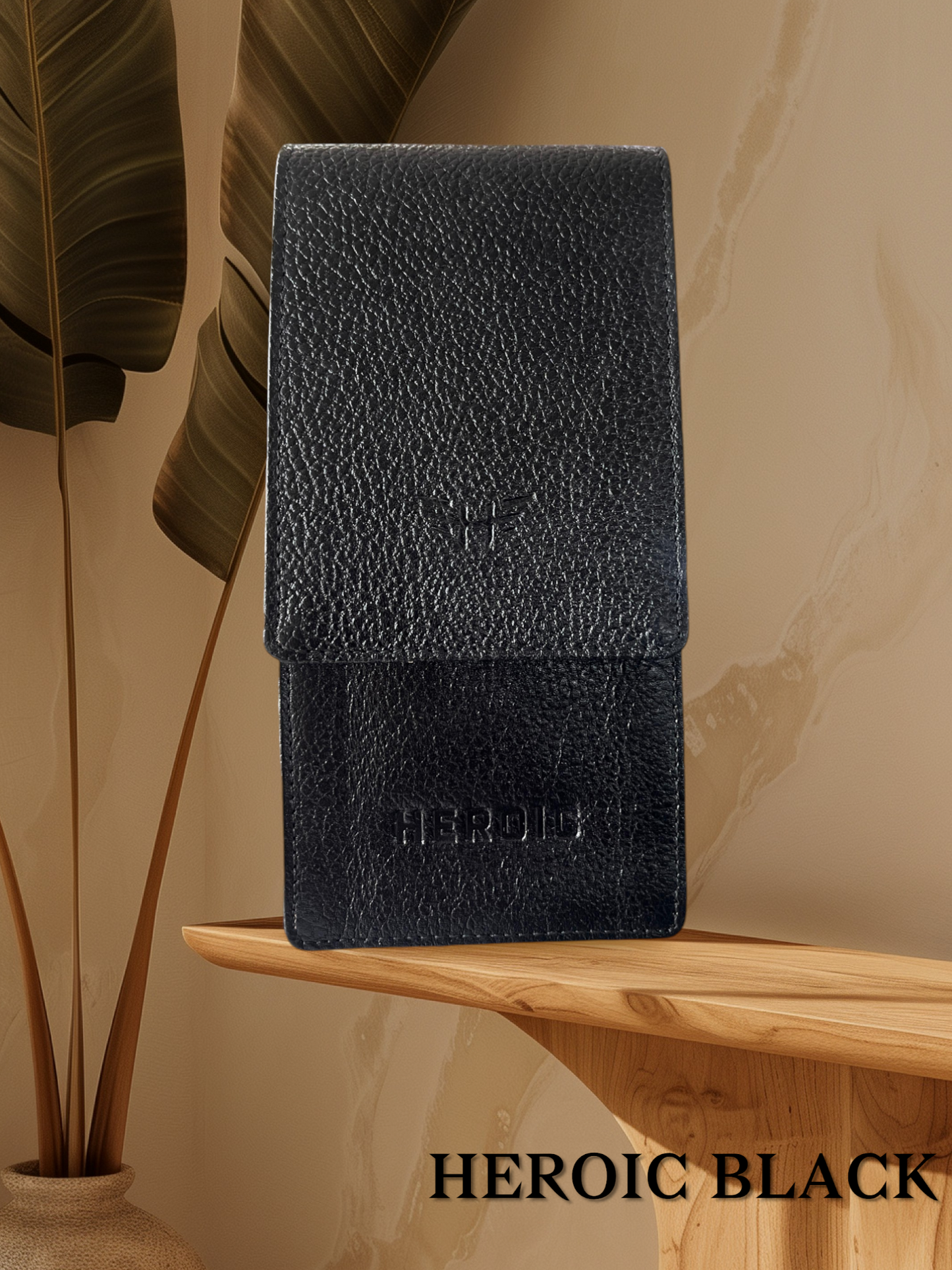 DUAL PHONE LEATHER COVER