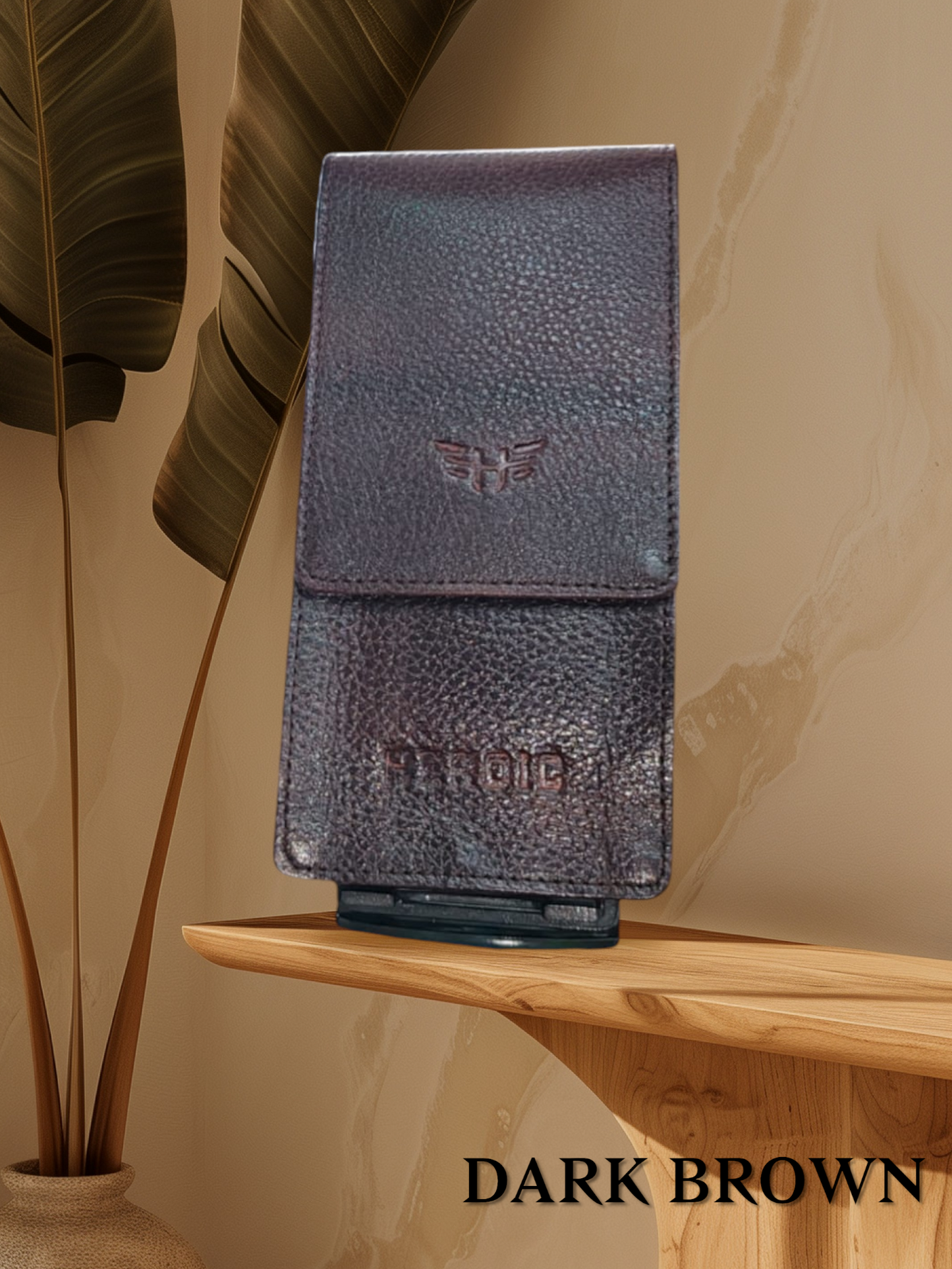 DUAL PHONE LEATHER COVER