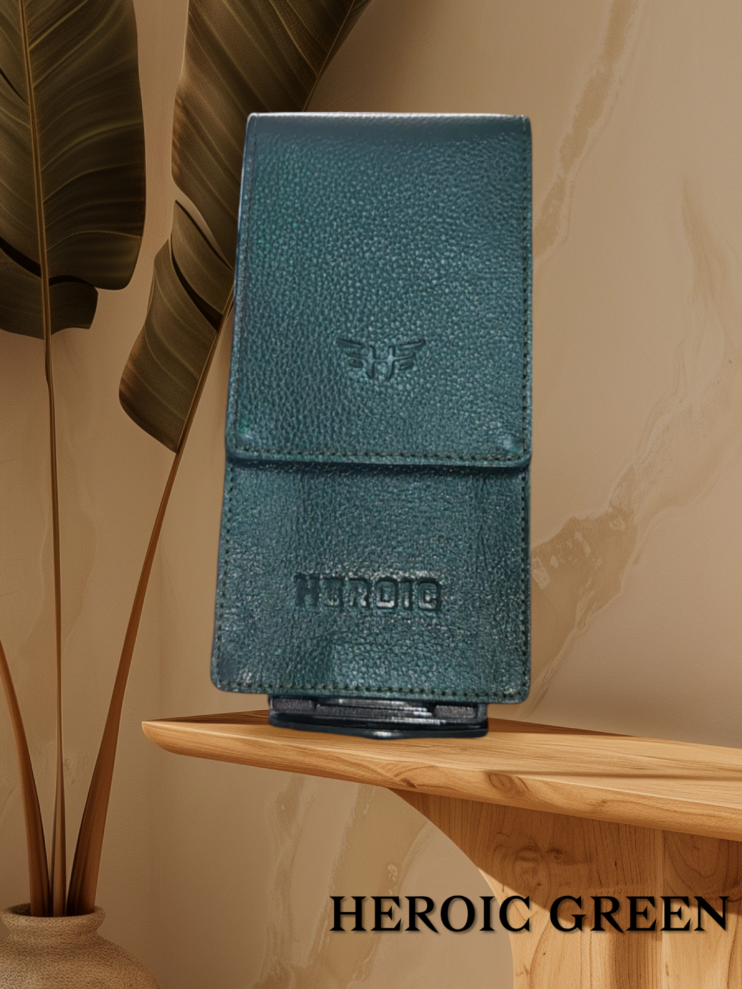 DUAL PHONE LEATHER COVER